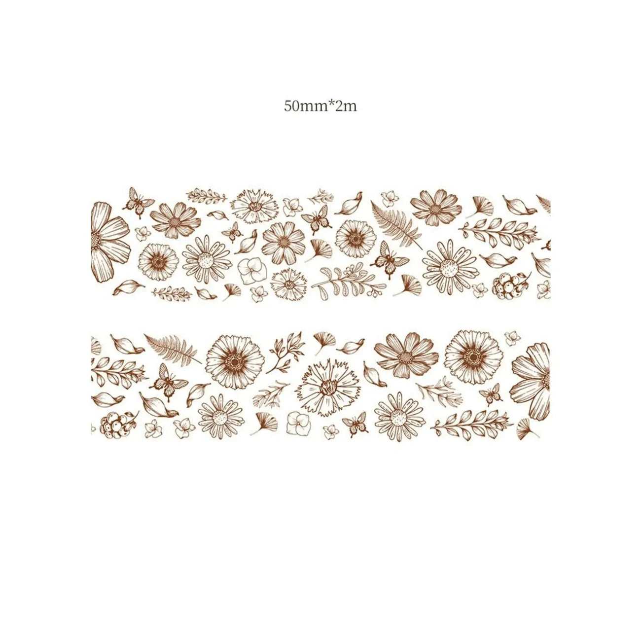 Cinta Washi Flores Vintage