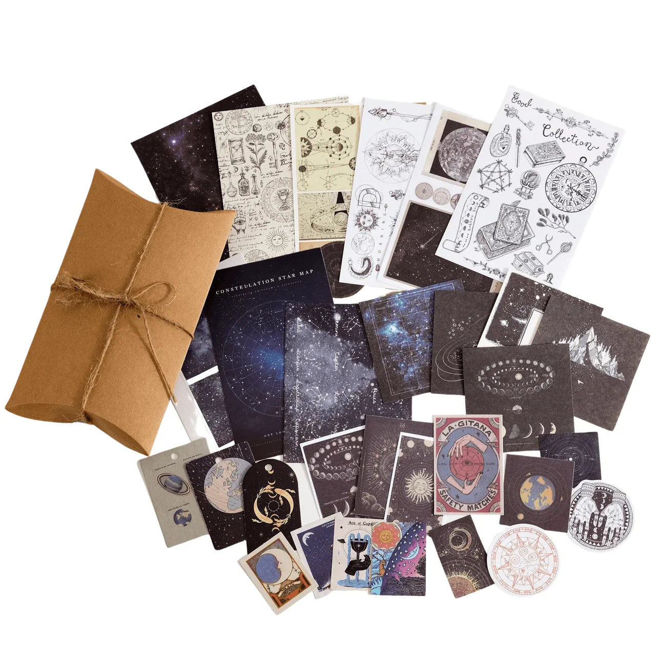 Kit de Papeleria y Stickers Encanto Vintage