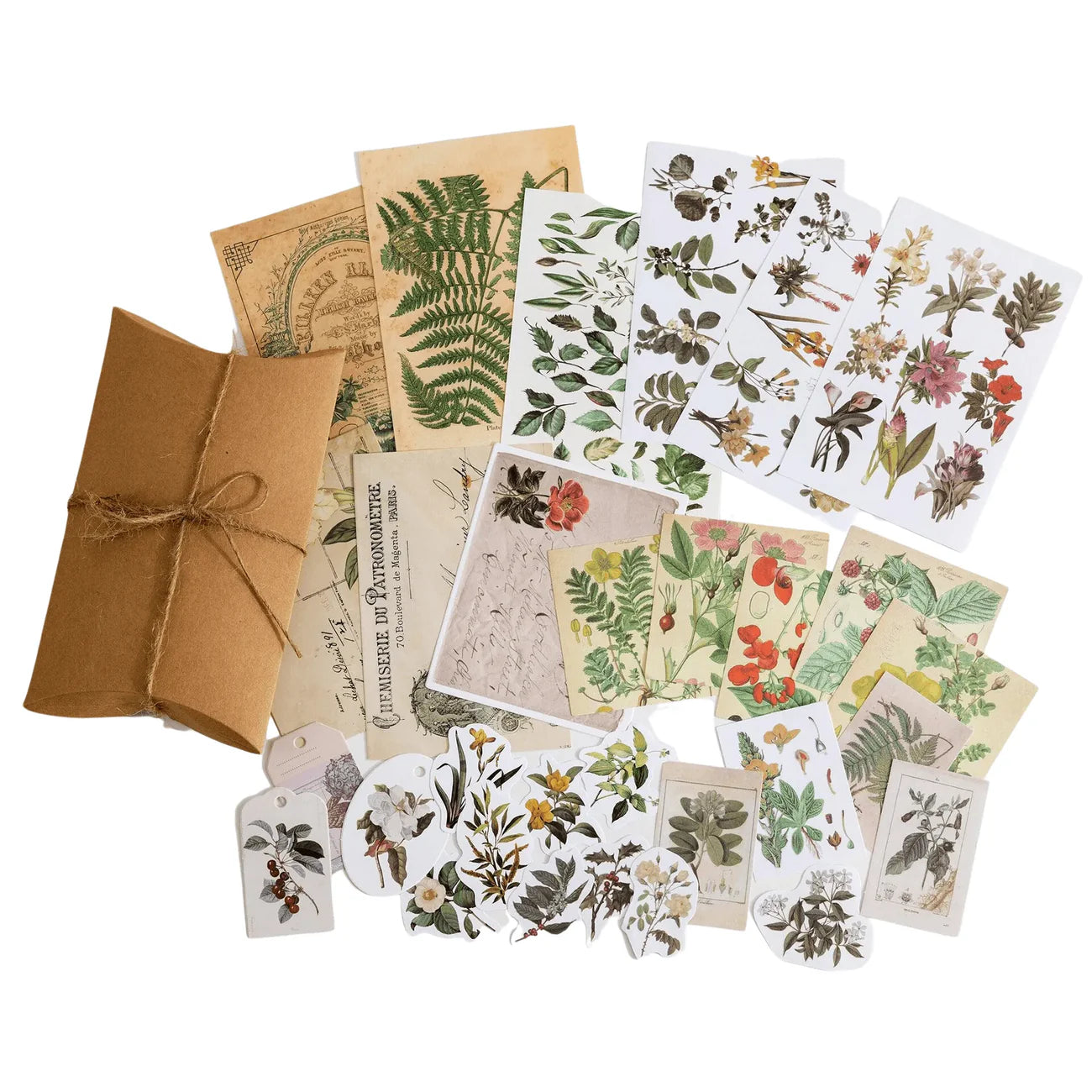 Kit de Papeleria y Stickers Encanto Vintage