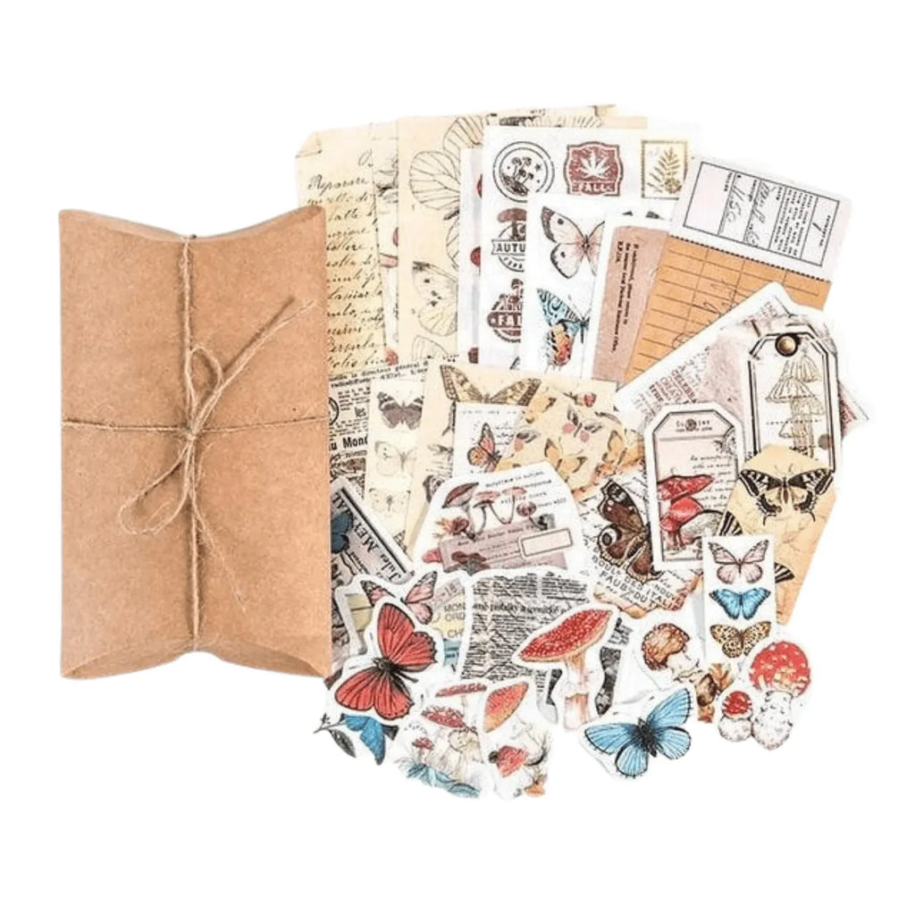 Vintage Encanto Stationery and Sticker Kit