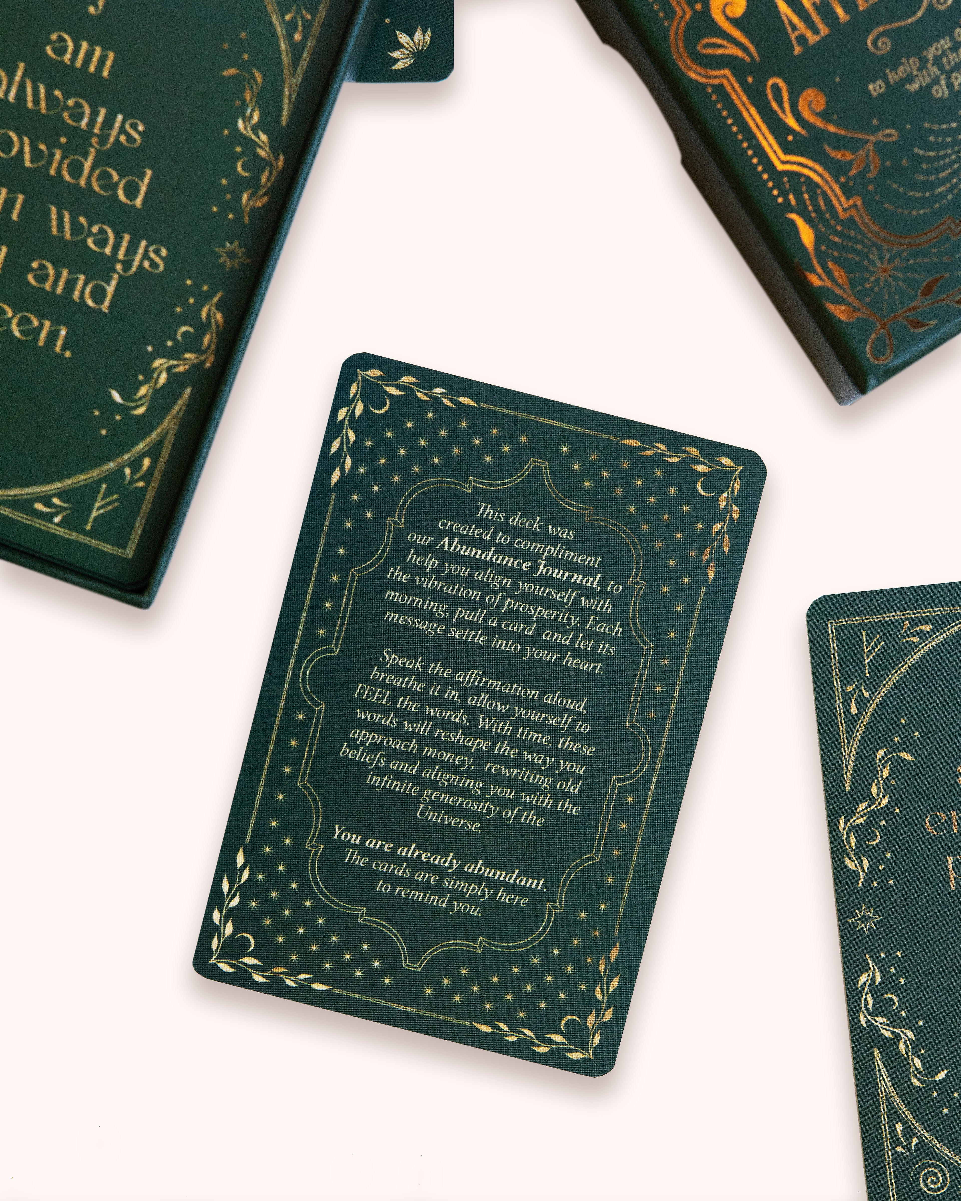 Cartas de Afirmaciones de Abundancia