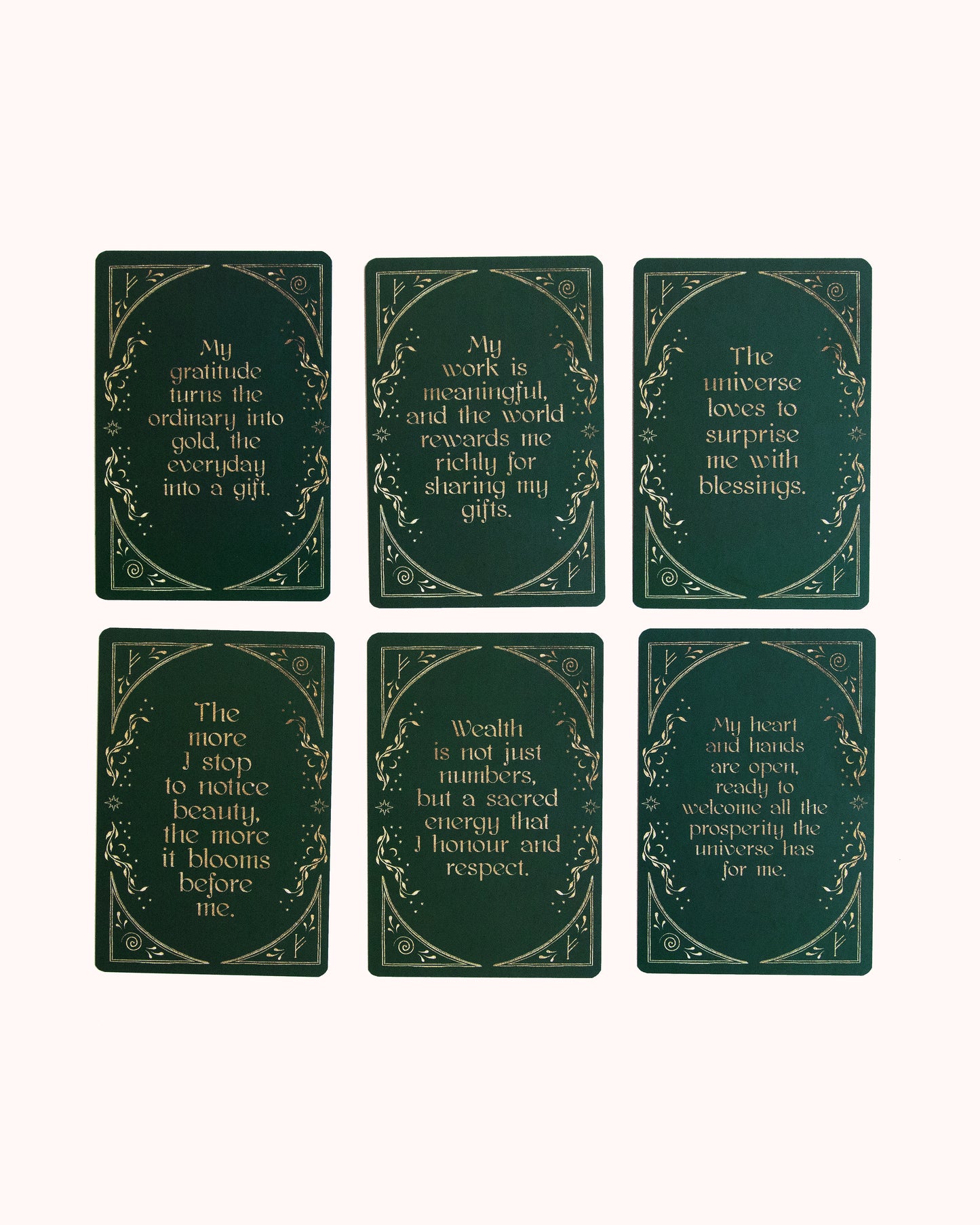 Cartas de Afirmaciones de Abundancia