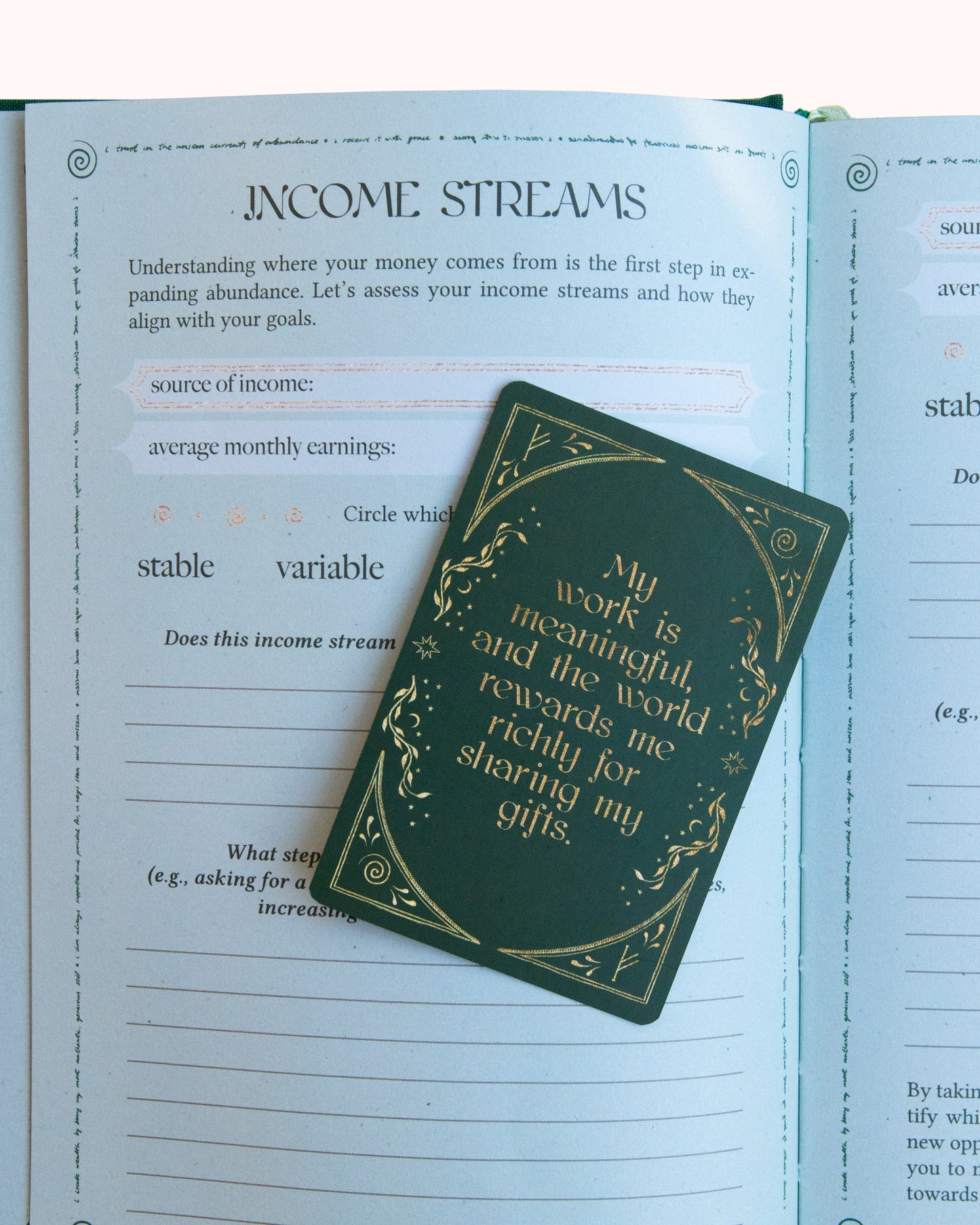 Cartas de Afirmaciones de Abundancia