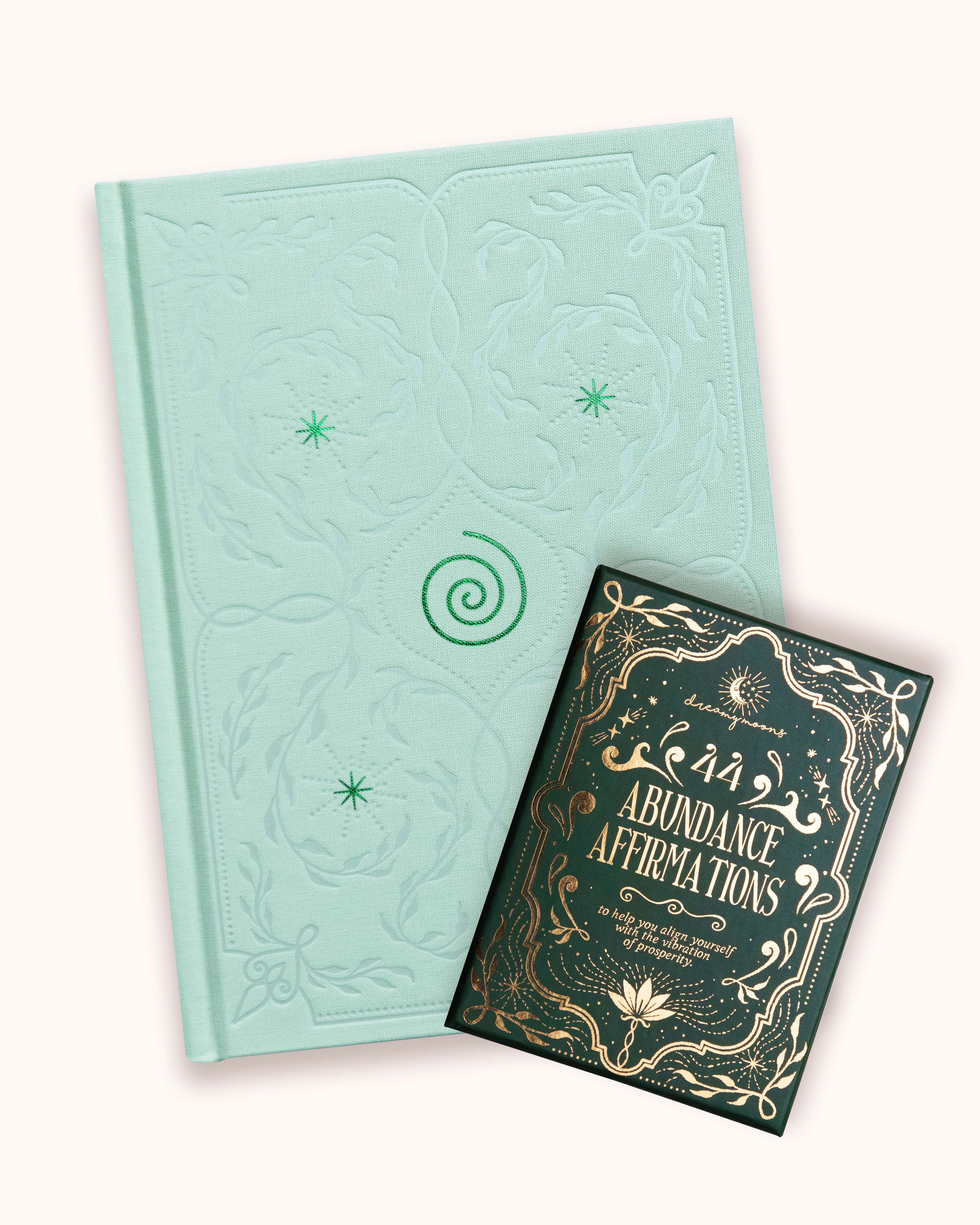 Bundle Cartas de Afirmación de Abundancia + Planeador de Abundancia